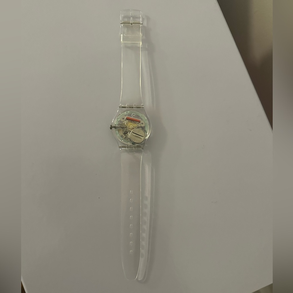 Swatch Clearly Gent Watch NWOT - Picture 3 of 3